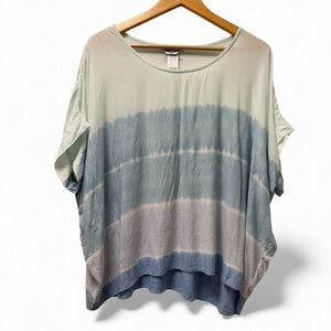 Hard Tail Forever Oversized Tie Dye Dolman Top | Size M